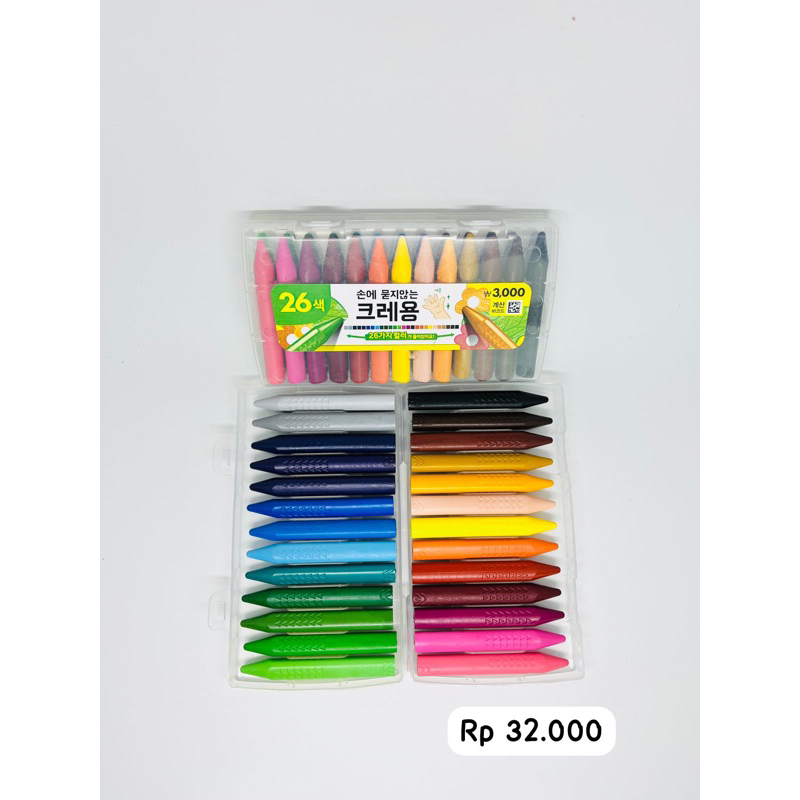 

plastic crayon jumbo size 26 warna