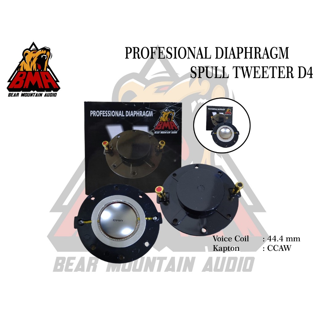 Spull 44.4 BMA Original Spul BMA D4 Spool Tweeter Twiter Driver BMA D4 Spull Twitter D4 44,4 mm BMA 