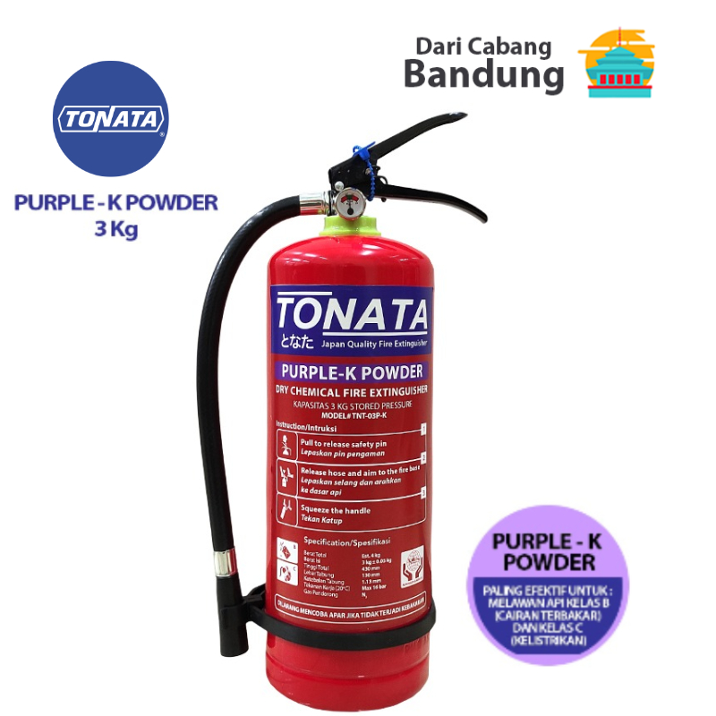 APAR Purple K Powder 3 Kg Tonata / APAR 3Kg Dry Chemical Powder