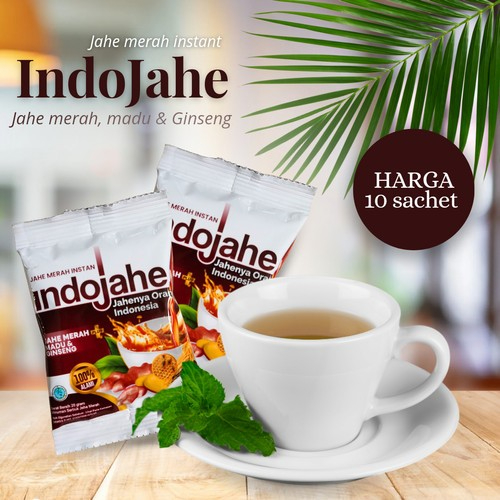 

INDOJAHE Jahe Merah Instan 20gr x 10 sachet (Jahe Merah, Madu & Ginseng)