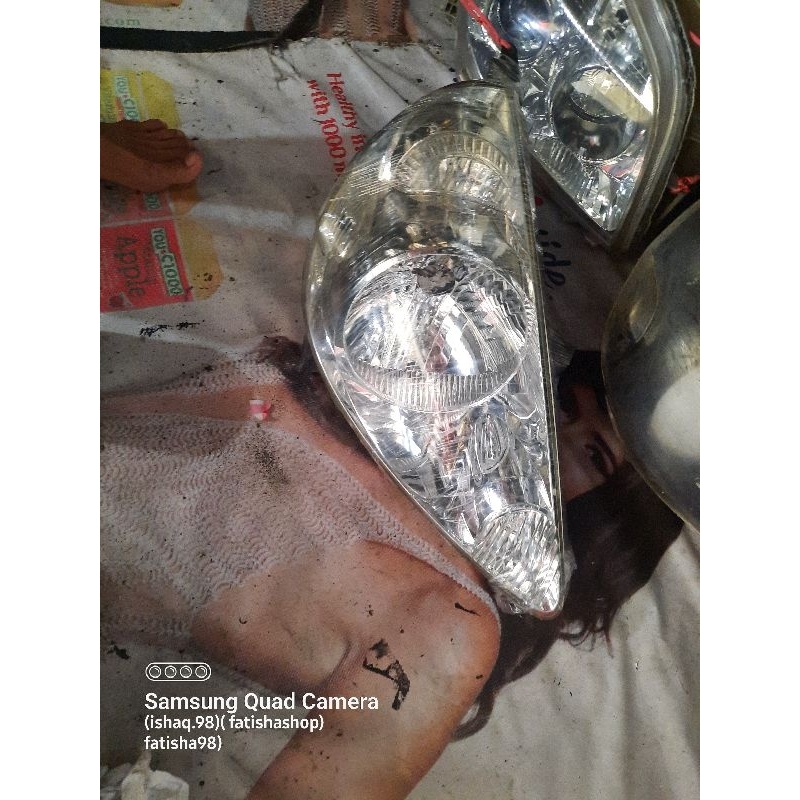 headlamp lampu depan honda jazz 2004 2005 2006 2007 kanan original