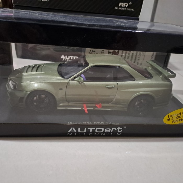 terbagus autoart nissan skyline gtr r34 z tune skala 18 lengkap