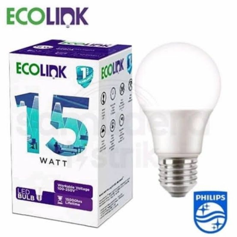 lampu ecolink 15 watt
