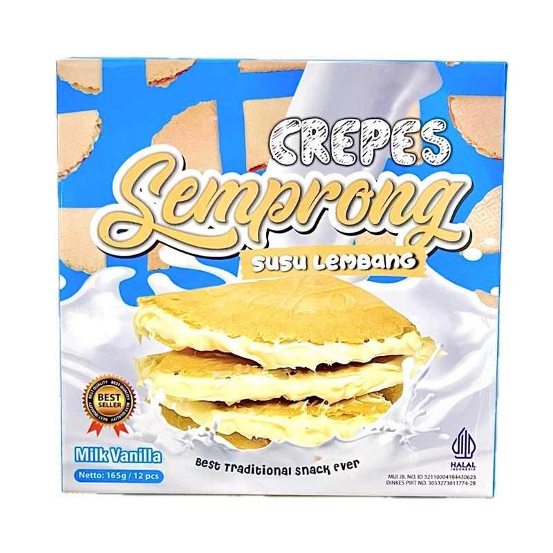 

[NEW] Original Milk Crepes Semprong Susu Lembang