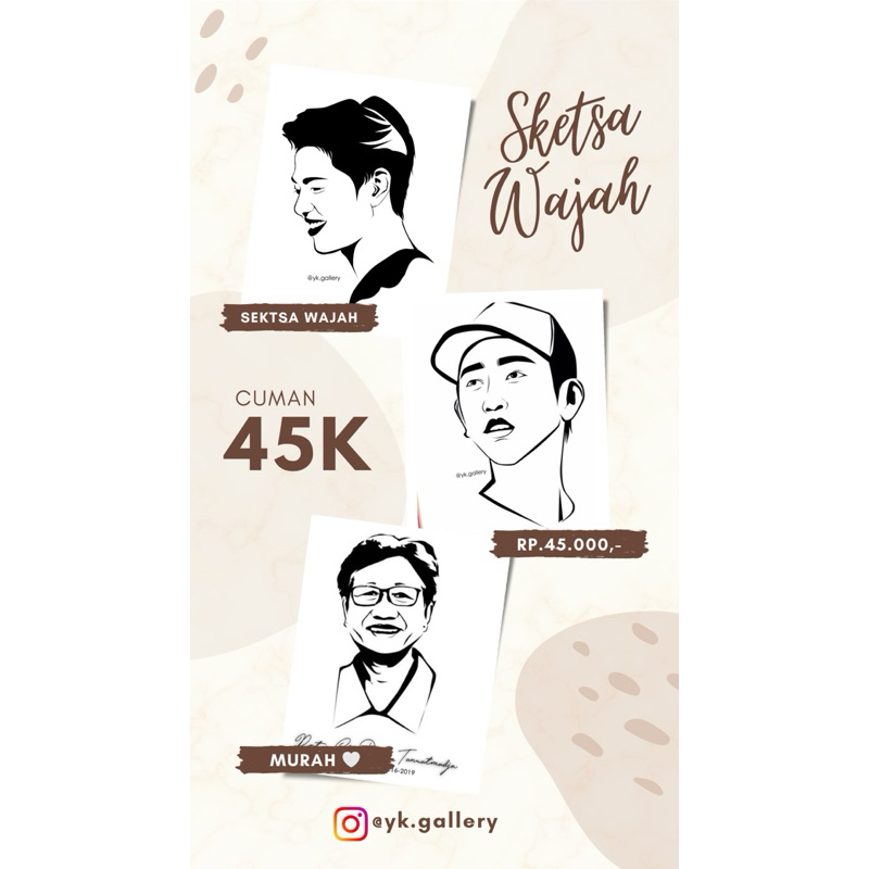 

Sketsa Wajah by. yk.gallery