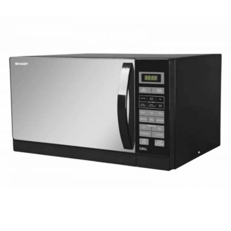 mini microwave black