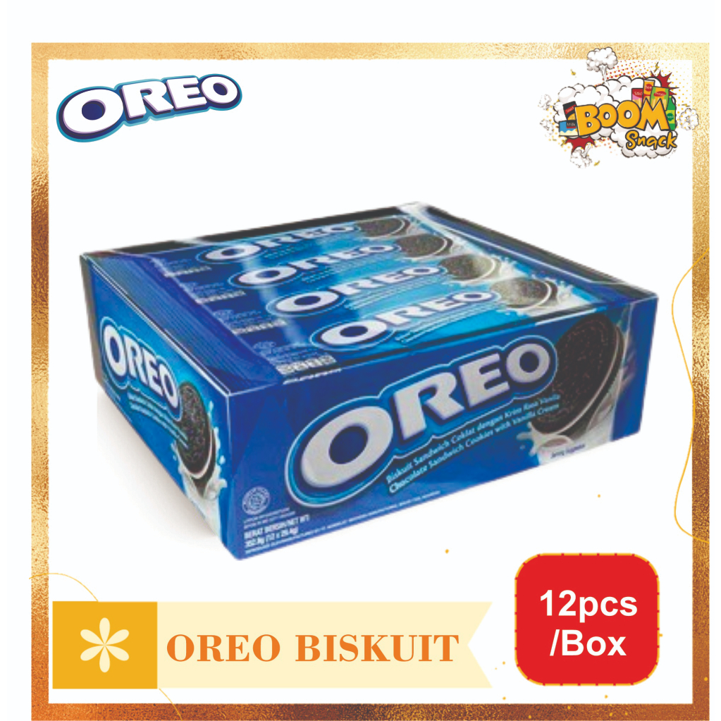 BOX - Oreo Biskuit isi 12pcs