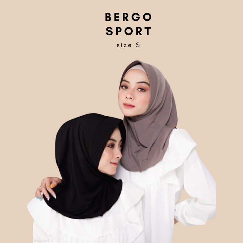 Kerudung Jilbab sport Hamidah Olahraga Jersey Premium Ukuran S
