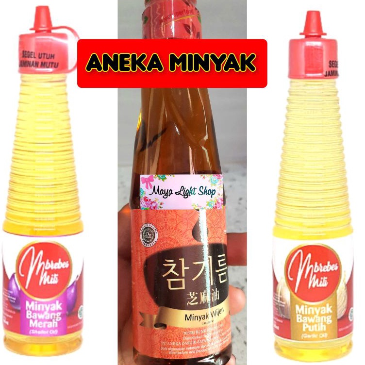 

☈Best Terlaris minyak wijen minyak bawang merah bawang putih sesame oil onion oil premium topping kimbap gimbap halal garlic oil C63 ➥