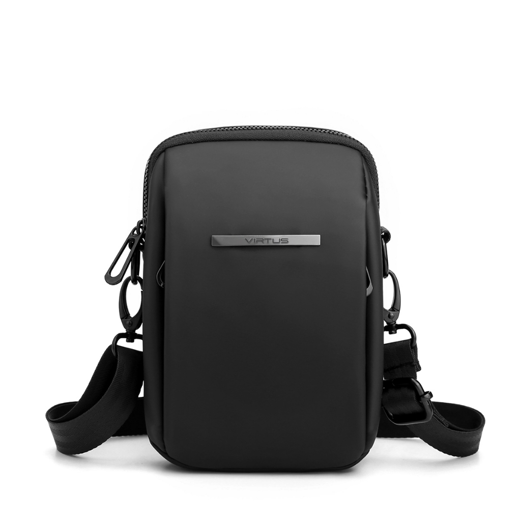 VIRTUS Tas Pria Tas Selempang Pria Men Slingbag Tas Kecil Tas Mini Tas Lubang Earphone Headset Tas C