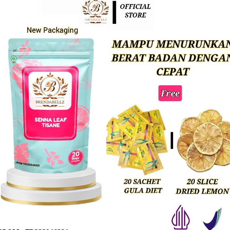 

[KODE 9AHJK] Brendabellz Tea Bpom.Teh Pelangsing Herbal Alami Super Detox Lemak