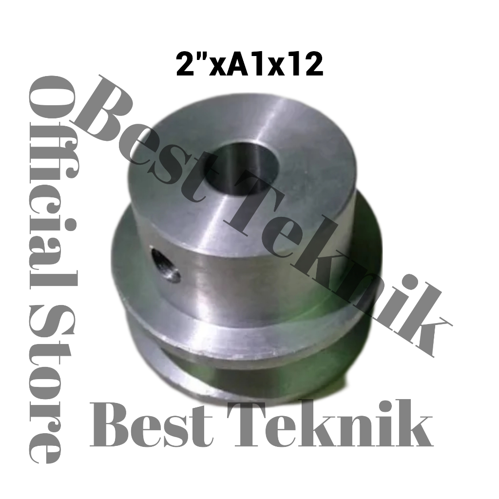 Pully Dinamo Penggerak Alumuniun 2 inch As 12,14,16,,19