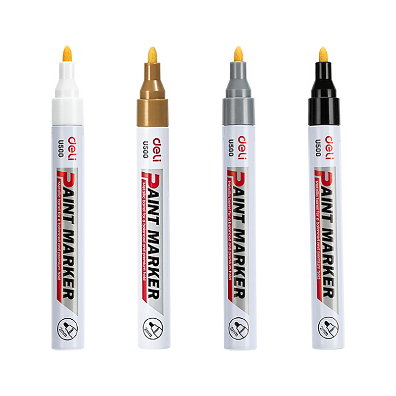 

Spidol Emas Perak Putih DELI PAINT MARKER Permanen Silver Gold White