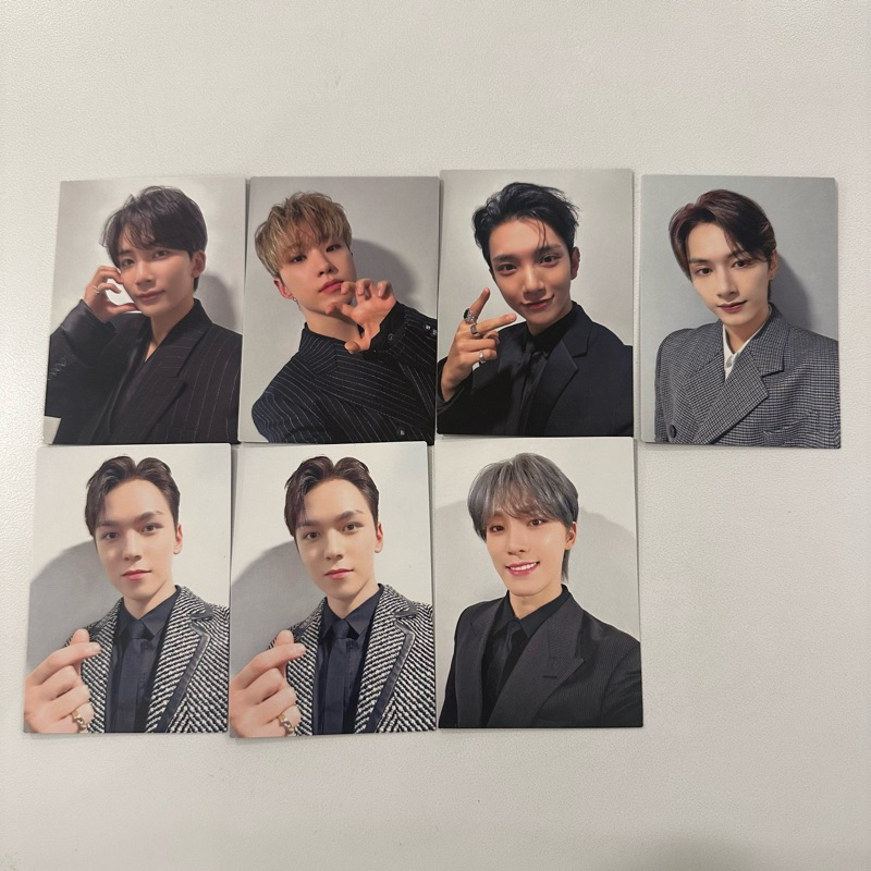 seventeen svt postcard photocard pc follow stamp rally japan jeonghan hoshi joshua jun vernon dino