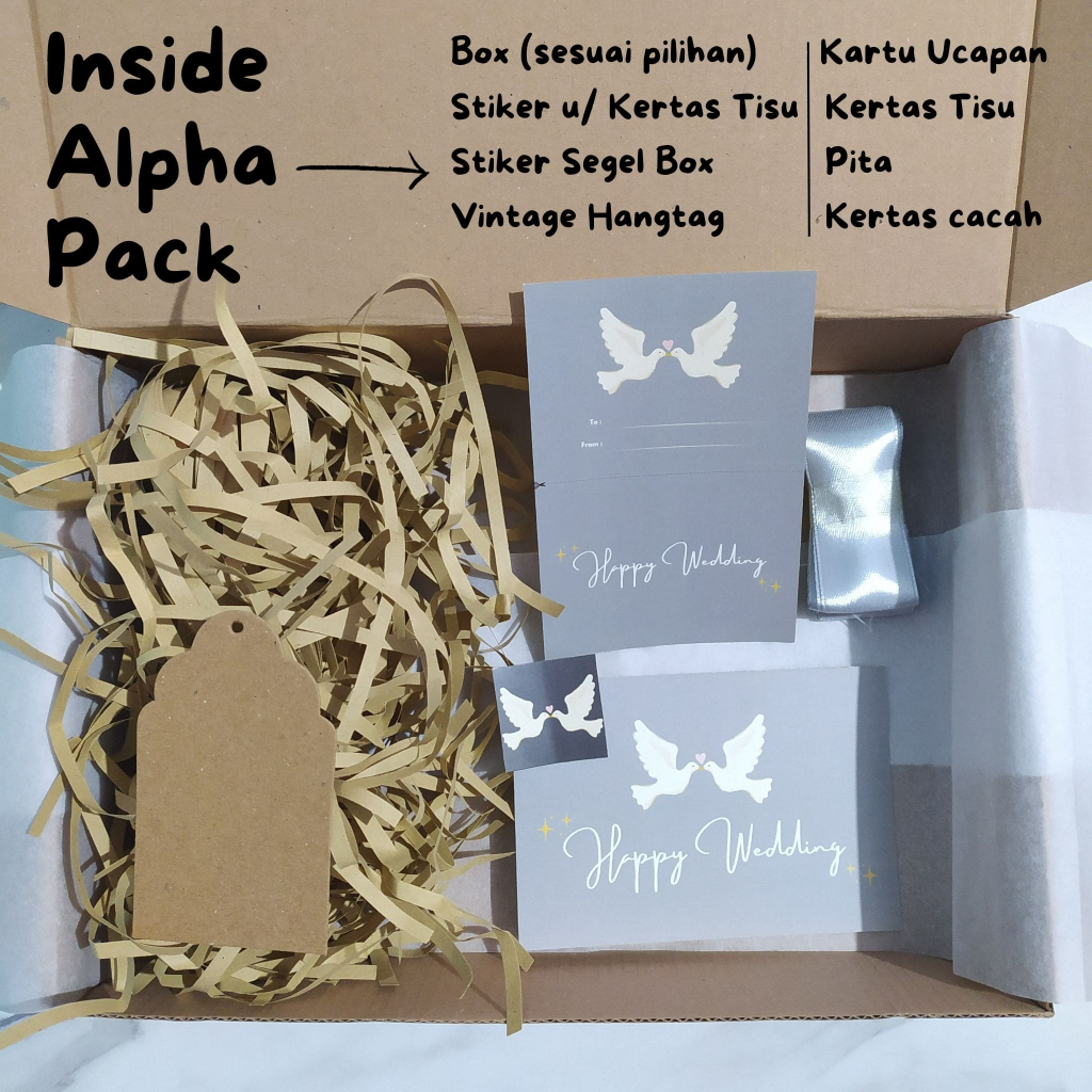 

Gift Box Kado Pernikahan - Packing Hampers Wedding