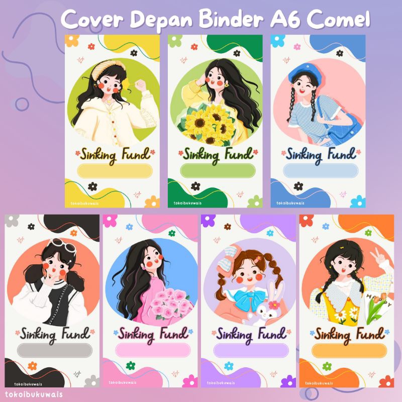 

COVER DEPAN BINDER A6 CUTE AESTHETIC SINKING FUND EDITION