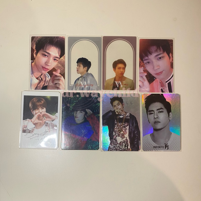 [Ready] OFFICIAL PHOTOCARD AAB INFINITE WOOHYUN SUNGJONG HOYA