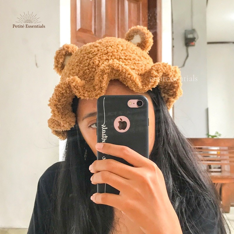 Crochet Bucket Hat | Bucket Hat Rajut | Topi Rajutan Handmade | Topi Beruang Rajut Handmade