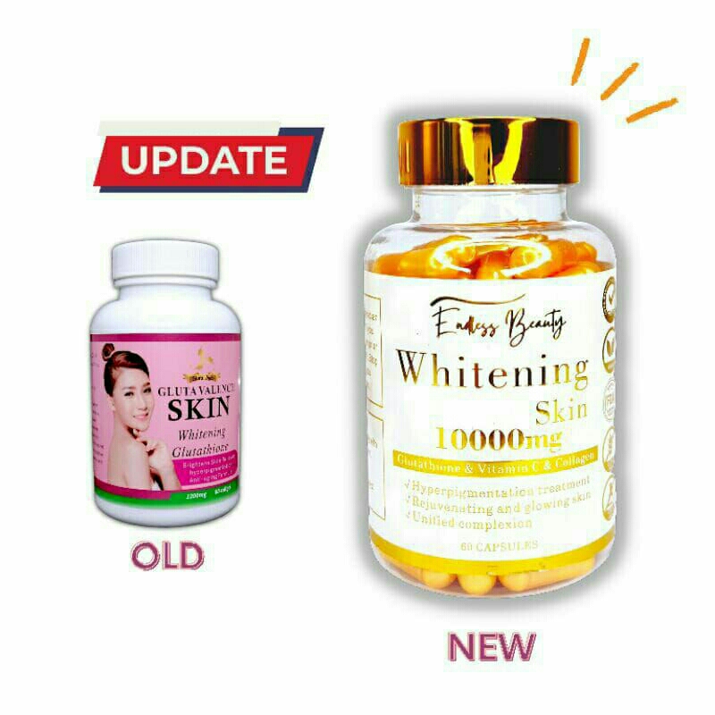 New Gluta Whitening skin 1000 MG Whitening Aging Gluta Collegen