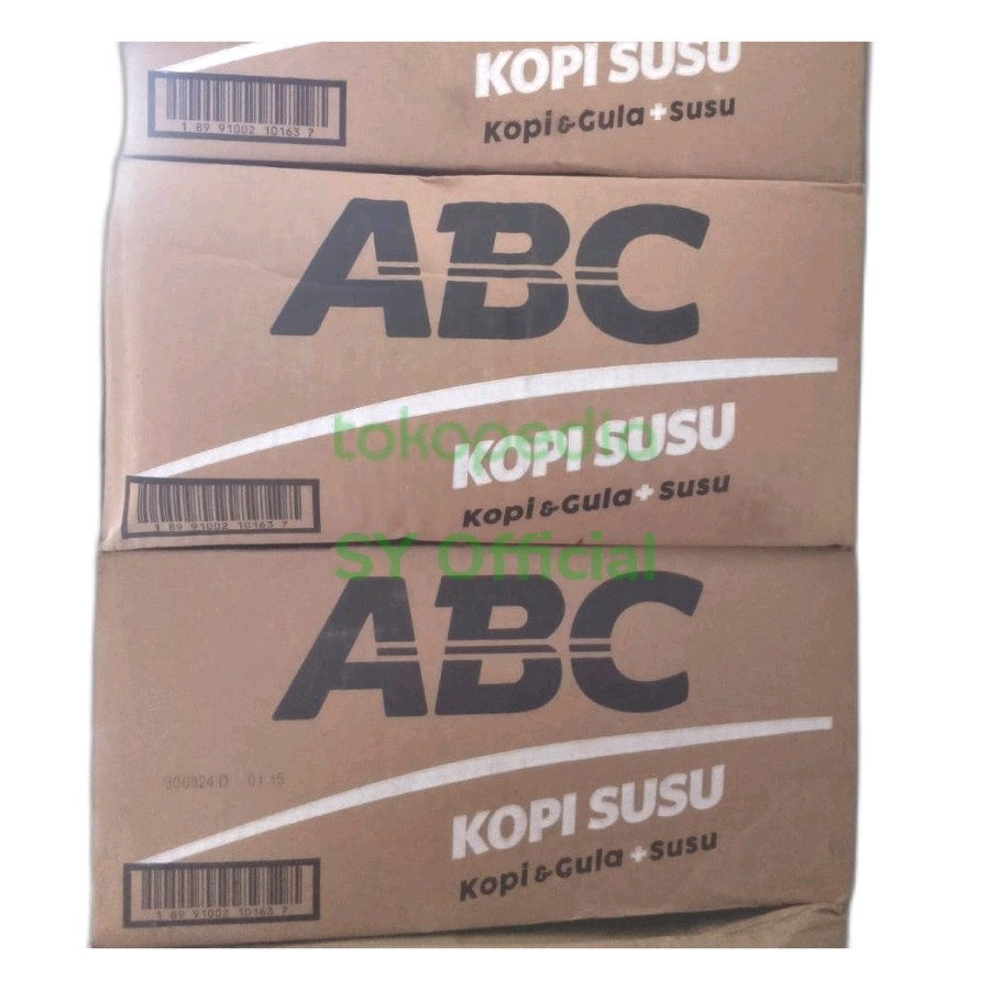 

Kopi ABC Kopi Susu 1 Dus (12 renceng x 10 bungkus)