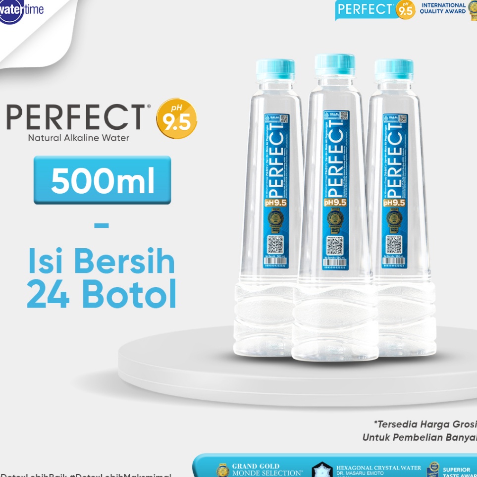 

[KODE PRODUK MJFVF6179] Perfect - Alkaline Water 500Ml (Air Minum Isi 24 Botol)