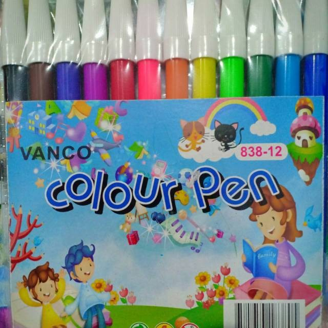 

Spidol Vanco Kecil 1 Set 12 Warna Pewarna Sepidol Mewarnai Color Colour Paint Marker Pen Colors Alat Tulis Warni Lengkap Cerah Tinta Terang Drawing Draw Menggambar Gambar Kertas Polasan Polas Murah Termurah Penanda Melukis Menggambar Anak Pentacle Malang