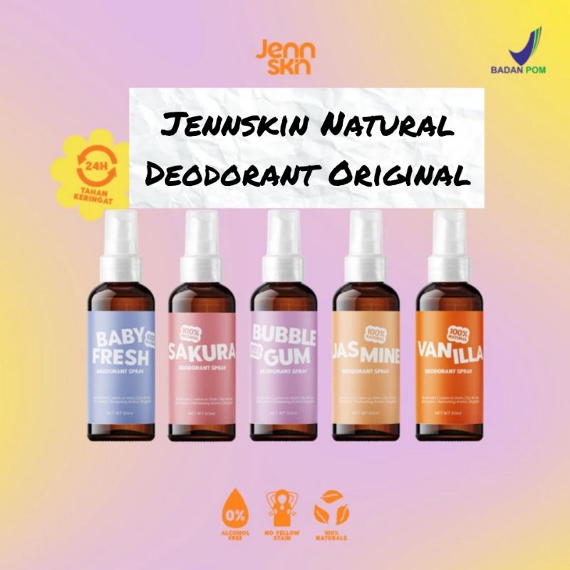 [BPOM+READY] Jennskin Natural Deodorant Spray