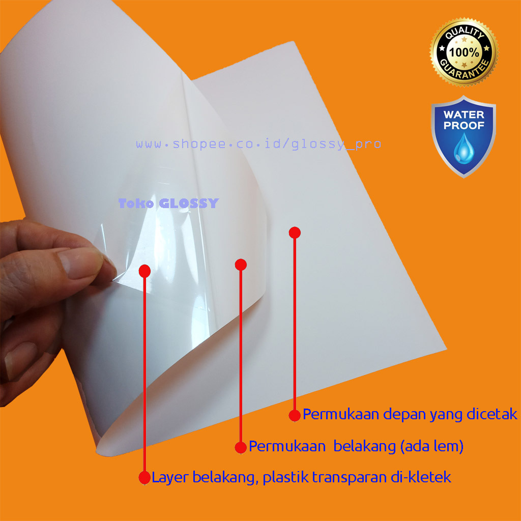 

HJK Sticker Vinyl Matte A4 150 GSM / Stiker Vinil Matte Waterproof