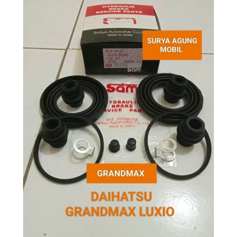 CALIPER KIT KARET SEAL REM CAKRAM DEPAN DAIHATSU GRANDMAX LUXIO
