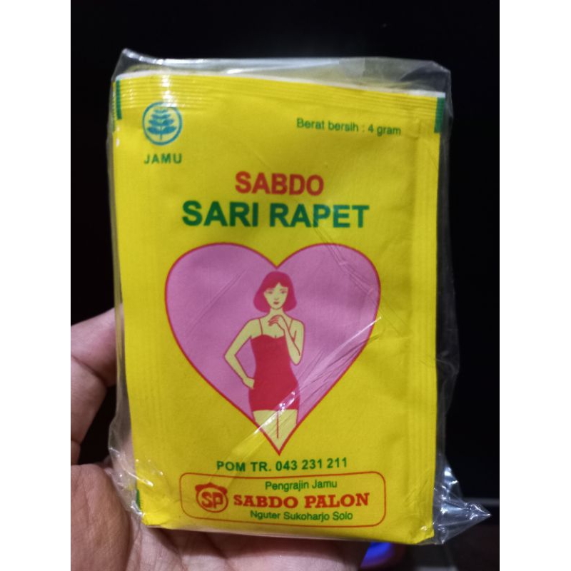 

JAMU SERBUK SARI RAPET SABDO PALON ISI 10 SACHET