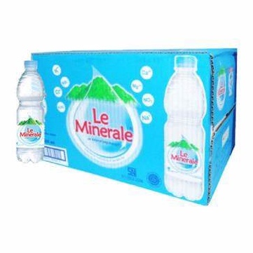 

LE MINERALE 600 ML AIR KEMASAN ISI 24 BOTOL PER DUS Ready