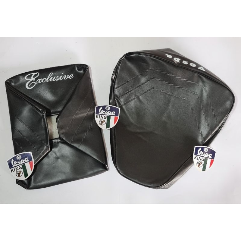cover jok vespa exclusive depan belakang bungkus sadel vespa exclusive