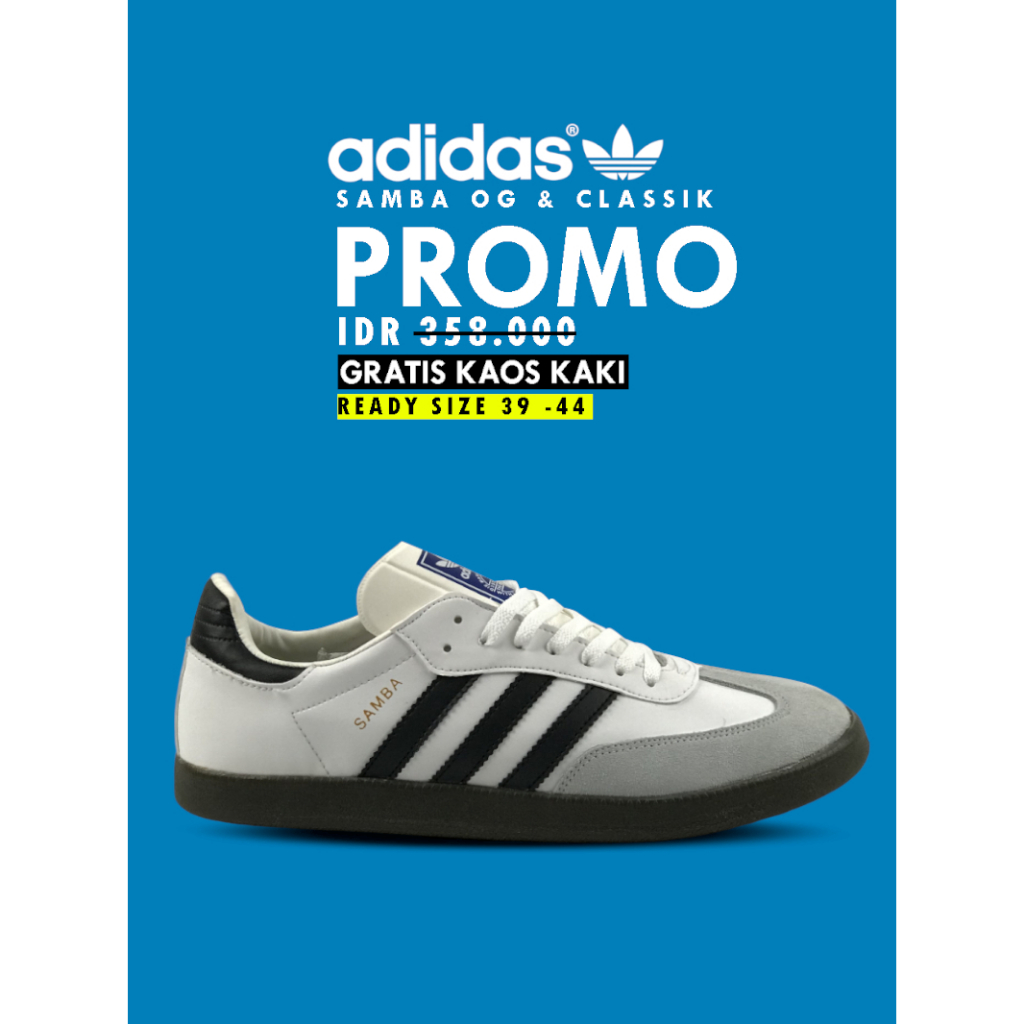 (Cod) Sepatu Sneakers Pria Wanita Casual Terbaru Ootd Nogkrong Kekinian Adidas Spezial Samba OG Grad