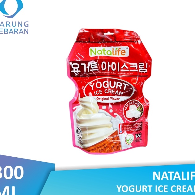 

➷Diskon Promo➷ Natalife Yogurt Ice Cream Original 300ml N72