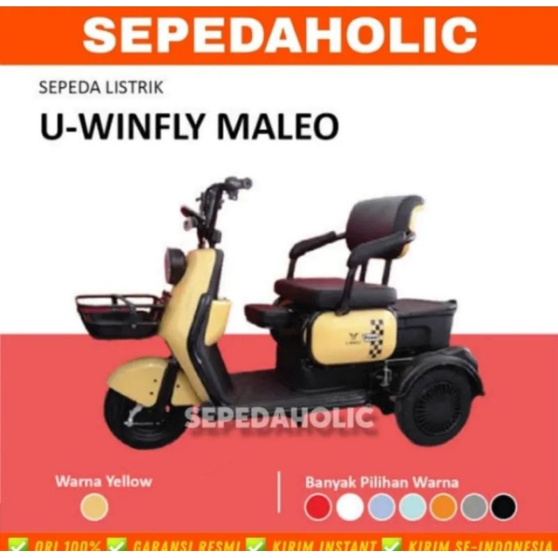 sepeda listrik uwinfly maleo roda 3 Tiga