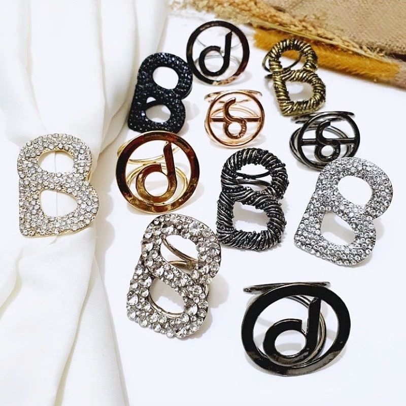 Ring Hijab Buttonscarves / Bros Ring Button / Ring Journey / Bros Ring JP / Ring Deenay / Ring Donna