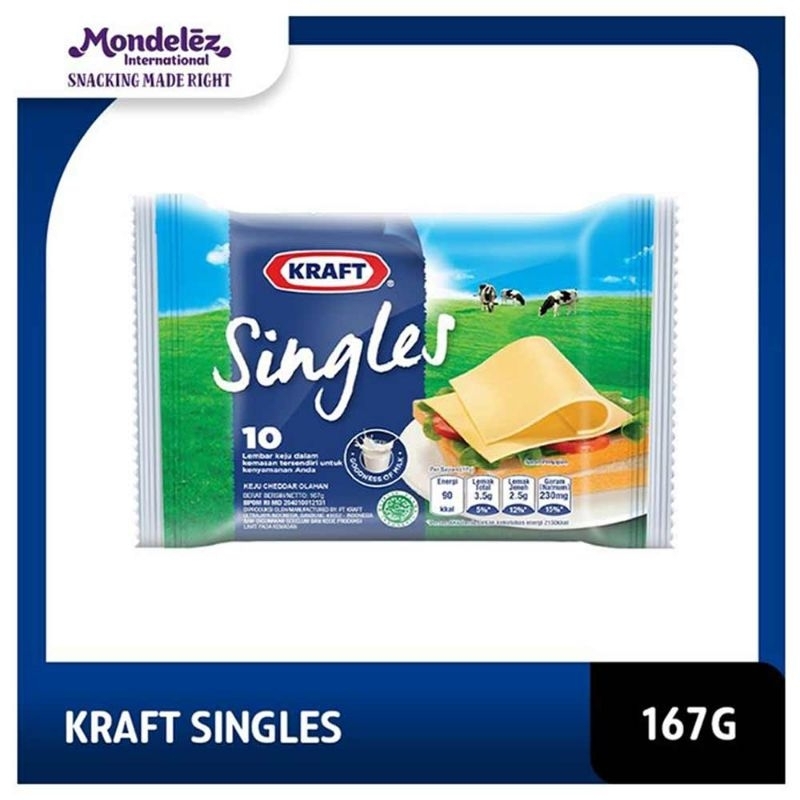 

Kraft Keju High Calcium Singles 10 Slice 167G