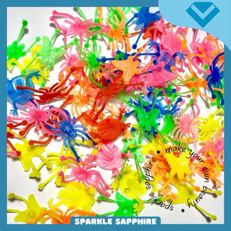 MAINAN KUTU LONCAT 10 PCS Hewan Mainan Loncat