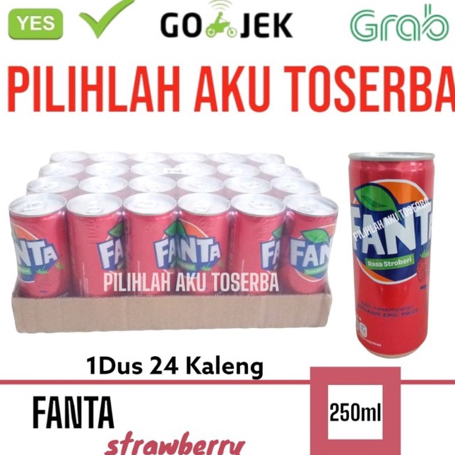

Terkini❄➟ Fanta Strawberry KALENG CAN 250 ml - ( HARGA 1 DUS ) D33 ✶