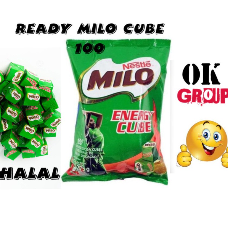 

[KODE LJV8W] Milo Cube 100 Nigeria Nestle halal / Milo Cubes isi 100