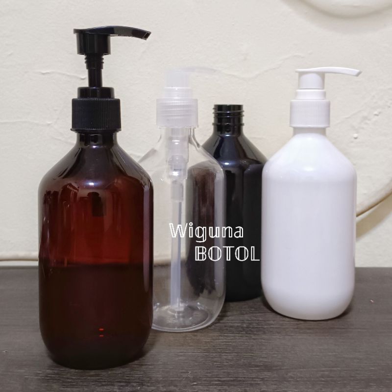Botol Pump 300ml / Botol Mada 300ml Tutup Pump Lotion