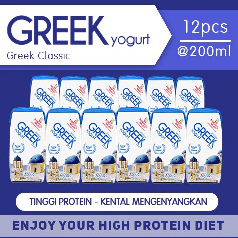 

[COD ZH95] Yogurt Heavenly Blush Greek Classic [12 x 200ml] 97