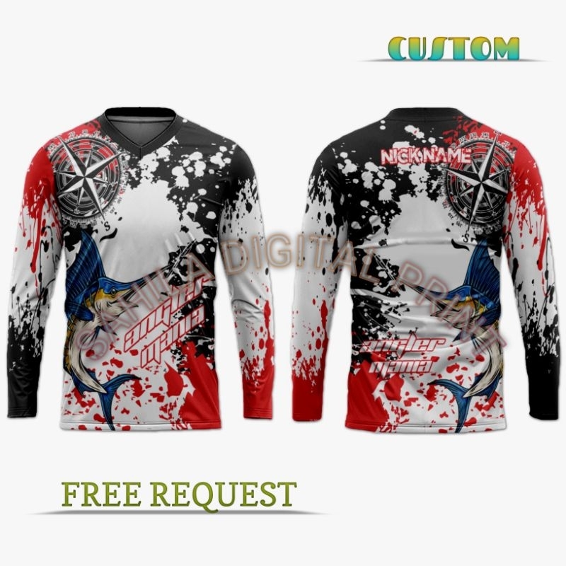 BAJU JERSEY MANCING CUSTOM FULL PRINTING - FREE DESIGN