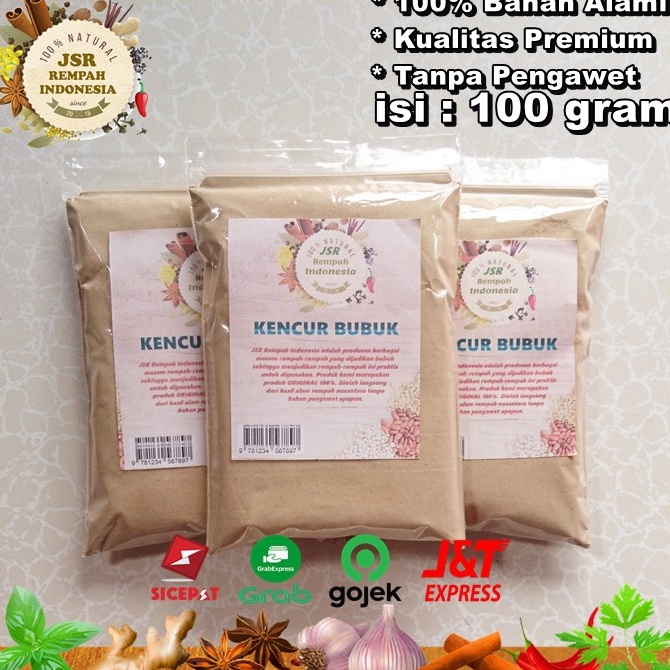 

QZKIE KENCUR BUBUK ASLI ISI 100 GRAM BUMBU DAPUR JSR REMPAH Produk -
