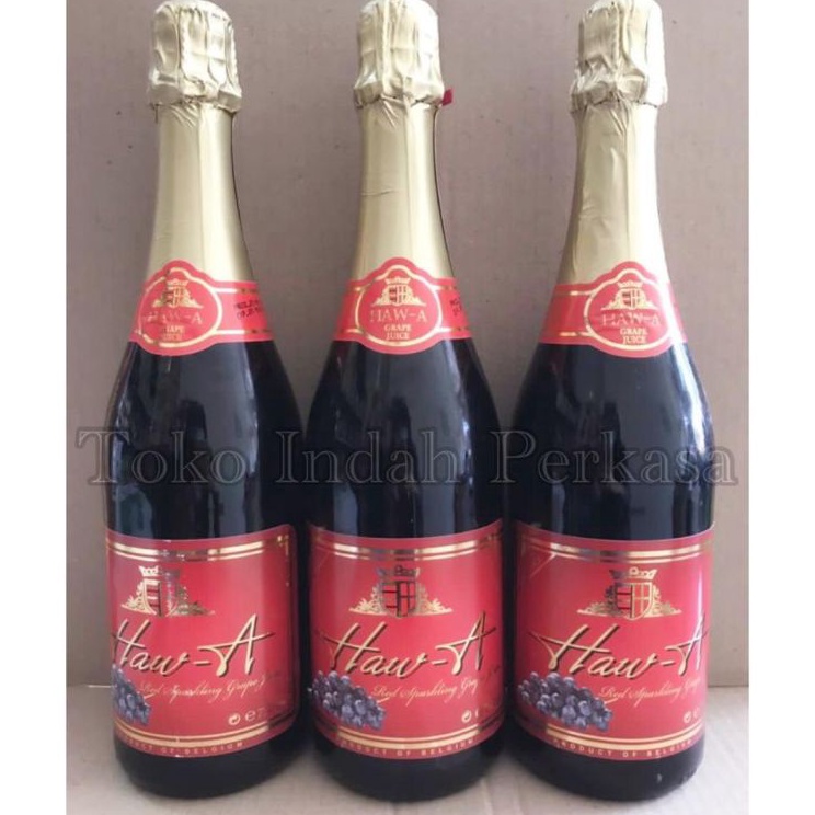 

[KODE SACTN] HAW A RED SPARKLING GRAPE JUICE 750ML - NON /GRAPE JUICE