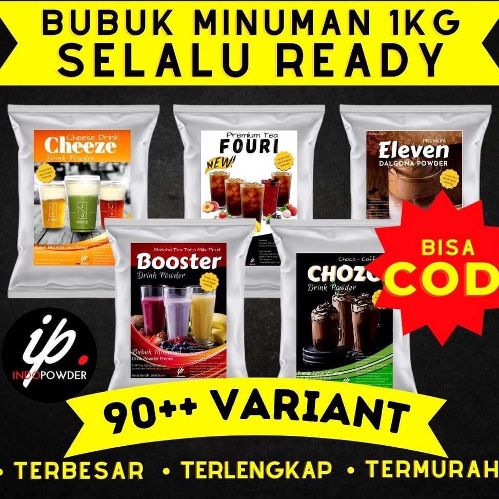 

Bubuk Minuman Rasa 1Kg 90 Variant l Bisa pilih variant qe0hz