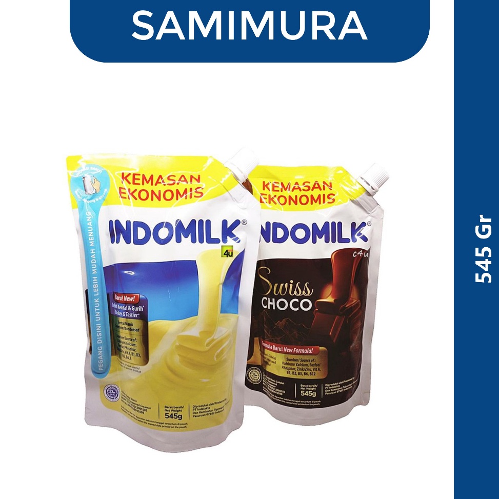 

Ready➱ Susu Kental Manis Indomilk Putih dan Coklat Pouch 545gr 52