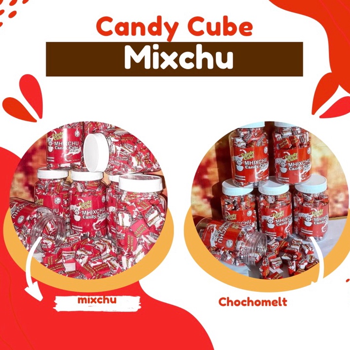 

[KODE CH7LY] Permen cube MIXCHU isi 60pcs | Permen enak | Permen VIRAL Permen HITS| Bisa COD