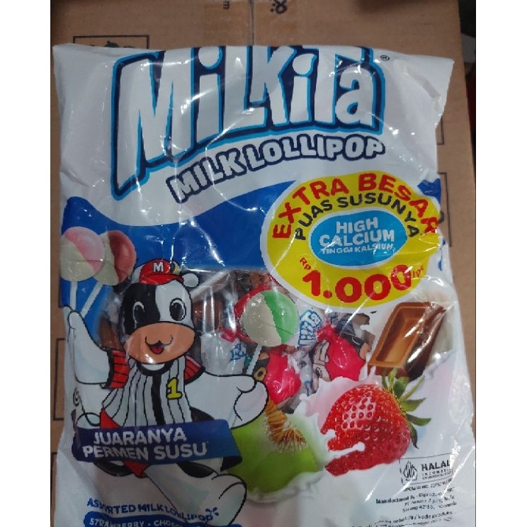 

[KODE PRODUK M8G7U3437] Milkita lolipop isi 40 PCS KEMASAN BARU ISI LEBIH BESAR