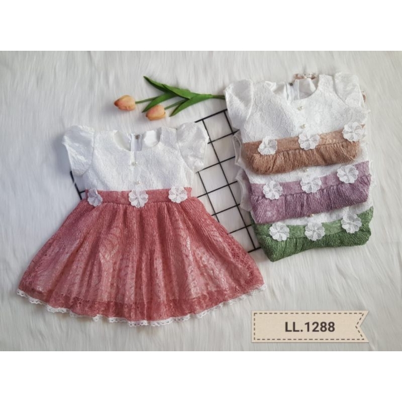 dress brokat baju anak perempuan
